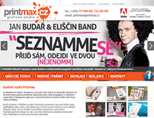 Tablet Screenshot of printmax.cz